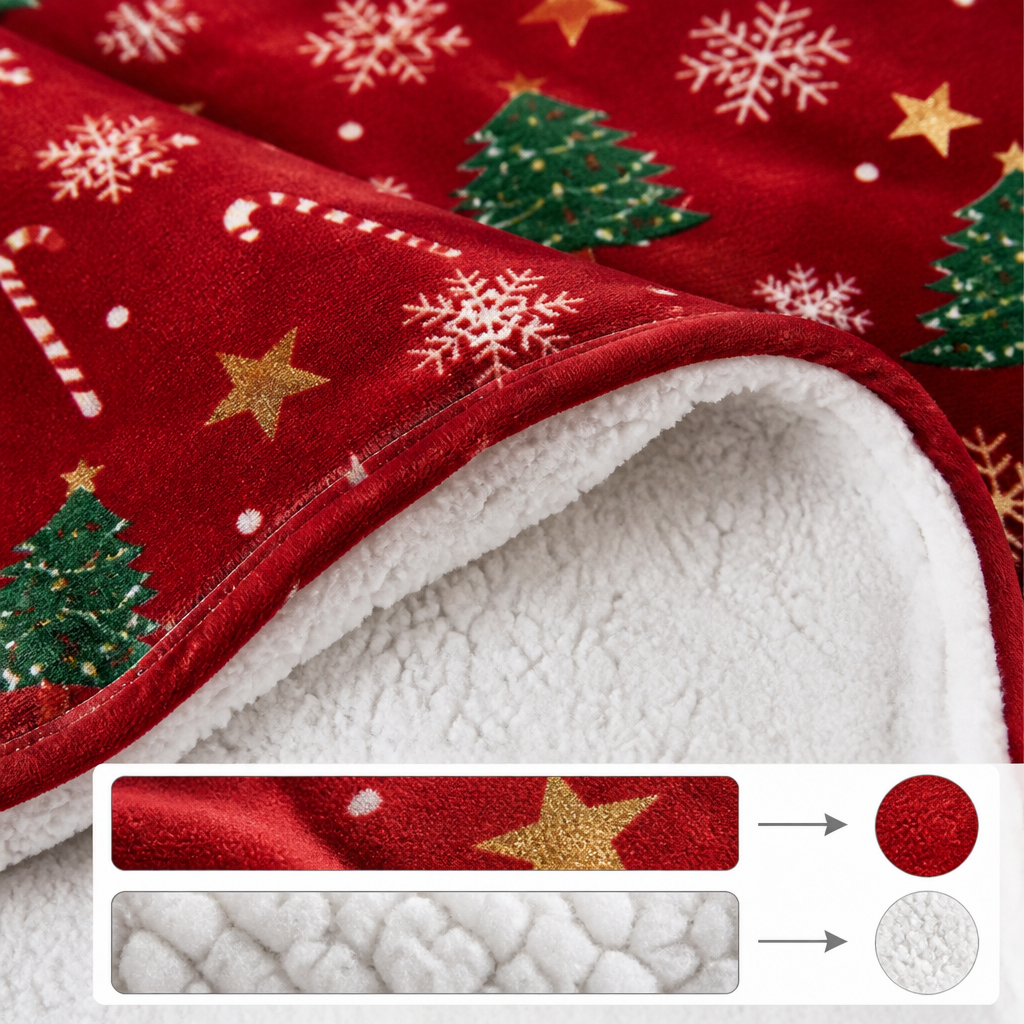 Christmas Heated Blanket
