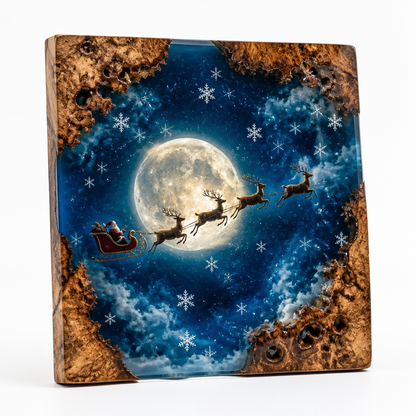 Christmas Resin Lamp