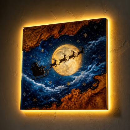 Christmas Resin Lamp