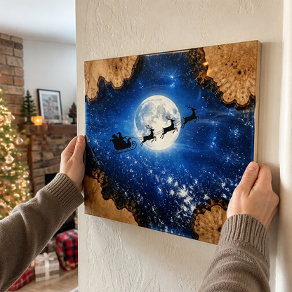 Christmas Resin Lamp