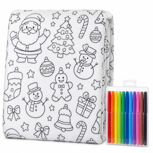 Christmas Coloring Blanket