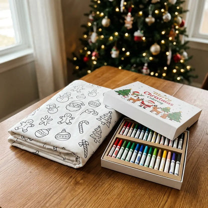 Christmas Coloring Blanket