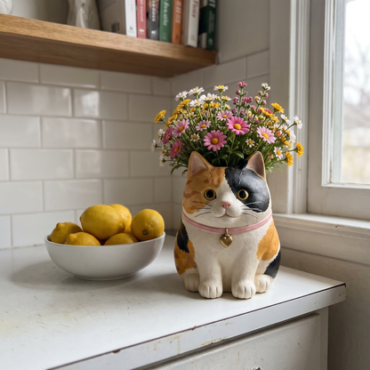 Cat Plant Pots